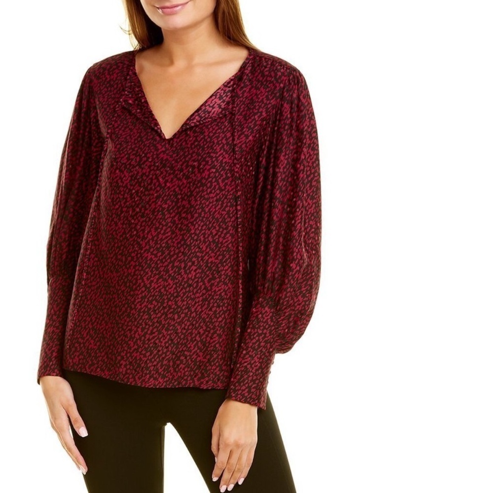 Lafayette 148 Silk Izabel Blouse XL